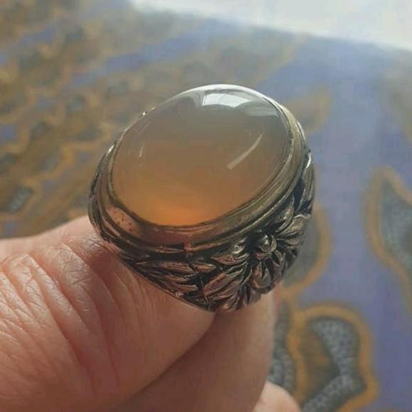 Ring maat 17.25 batu akik Anggur Indonesië, Sieraden, Tassen en Uiterlijk, Ringen, Nieuw, Ophalen of Verzenden, 17 tot 18, Dame of Heer