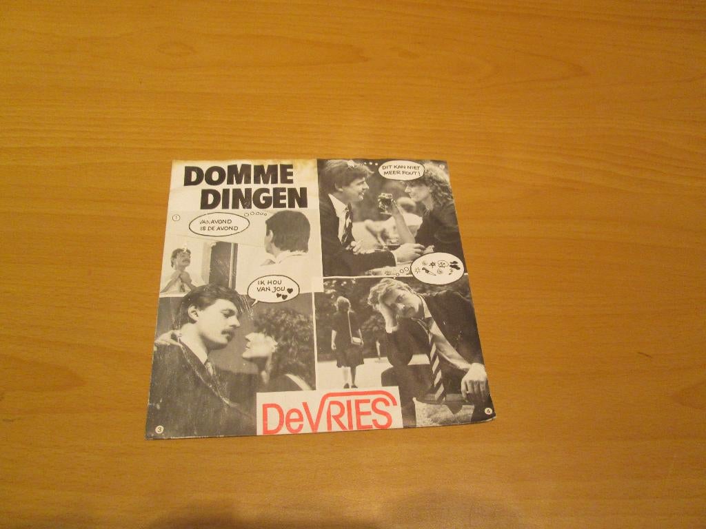 De vries - Domme Dingen / Rini Rini, Ophalen of Verzenden, Gebruikt, Pop