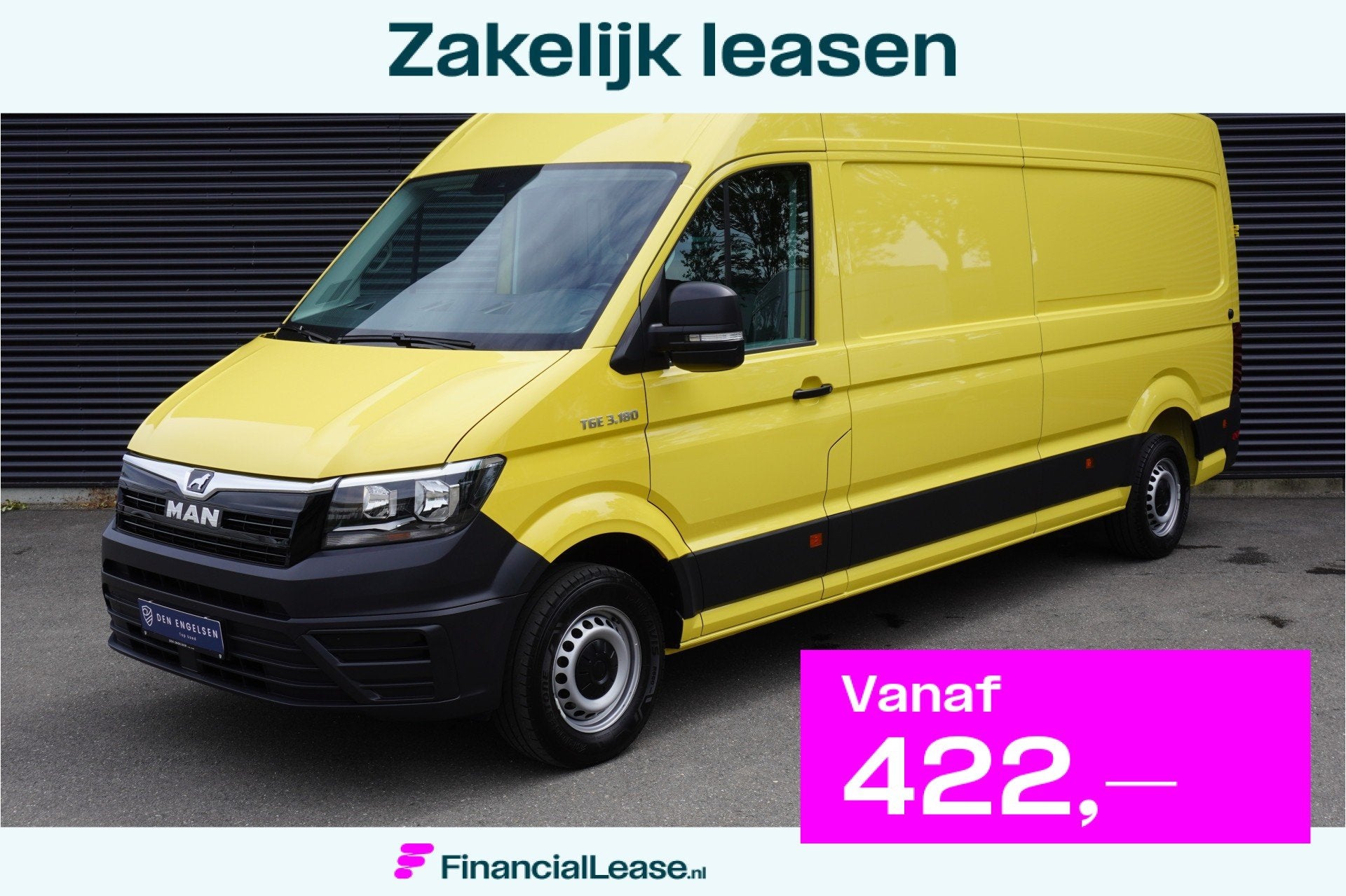 MAN TGE 180pk Automaat L4H3/L3H2 Apple Carplay Camera Naviga, Start-stop-systeem, Gebruikt, 4 cilinders, MAN