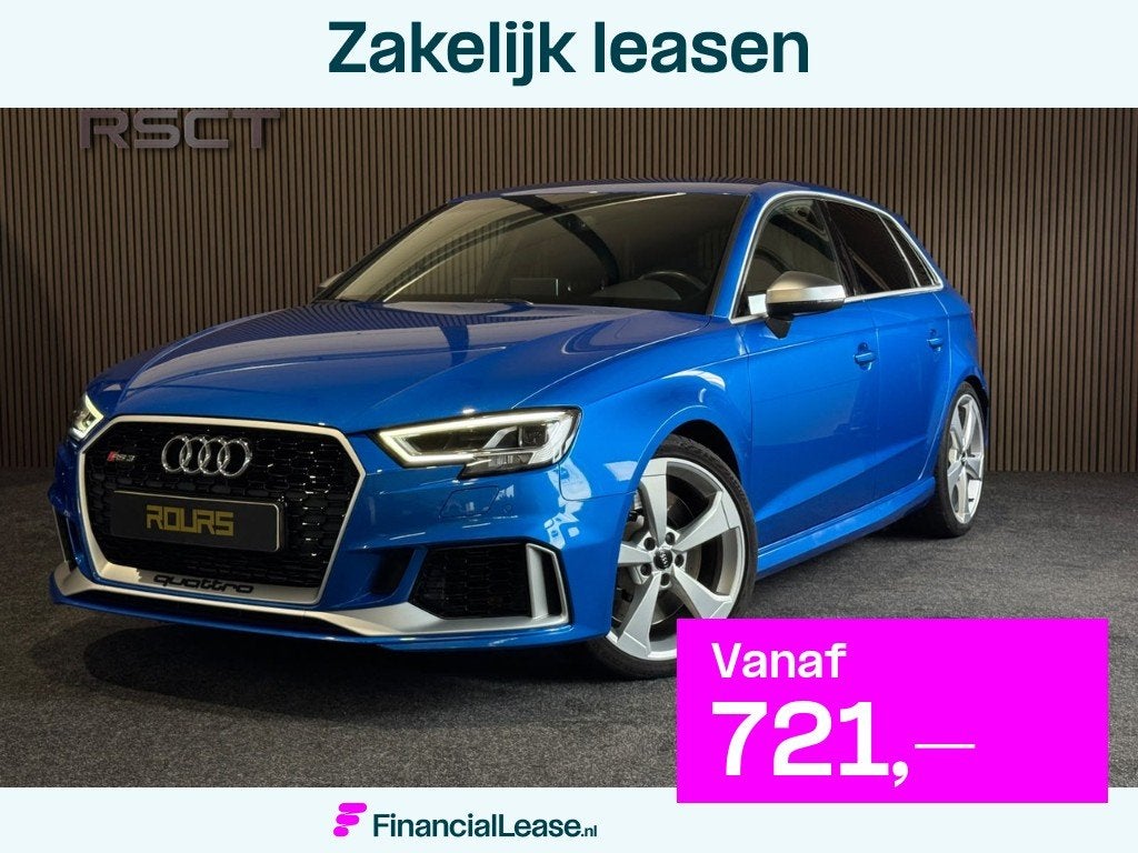 Audi A3 Sportback 2.5 TFSI RS 3 quattro | B&O | Lederen RS3-, Automaat, Gebruikt, Euro 6, RS3
