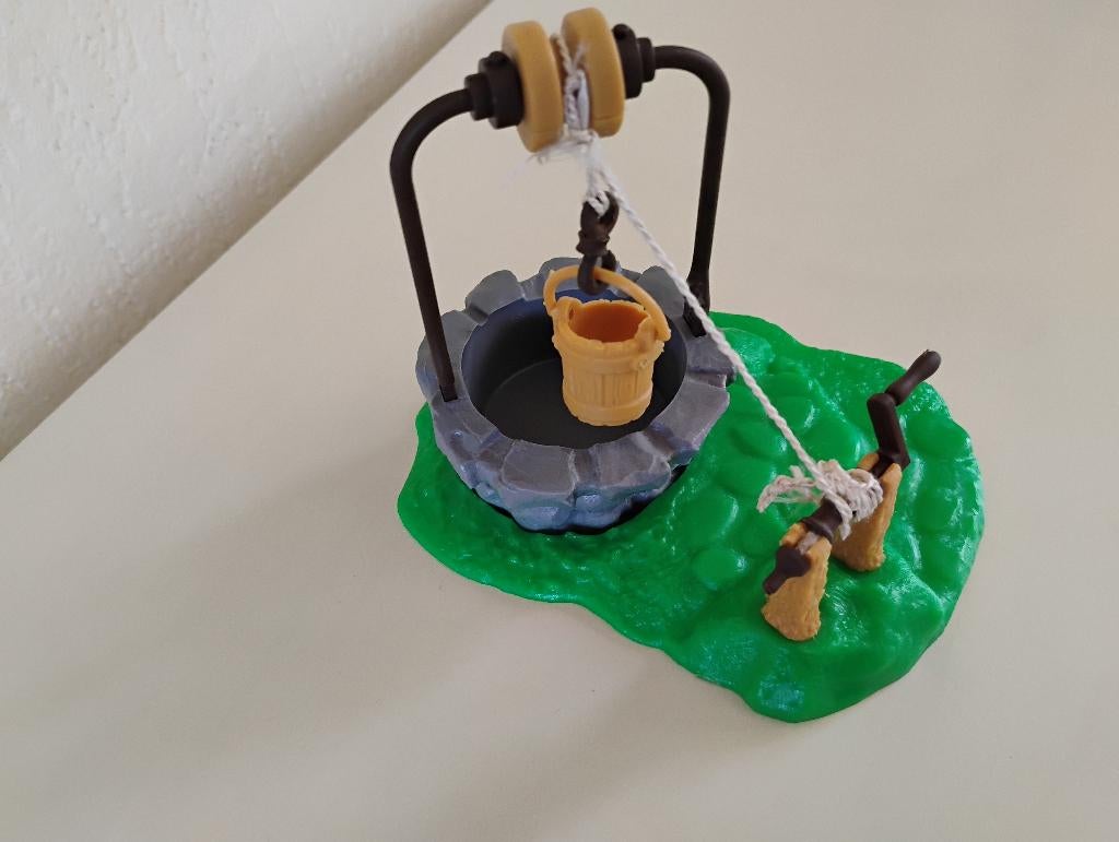 Waterput, Wensput, put van de smurfen origineel uit jaren 80, Verzamelen, Smurfen, Ophalen of Verzenden, Zo goed als nieuw, Verschillende Smurfen