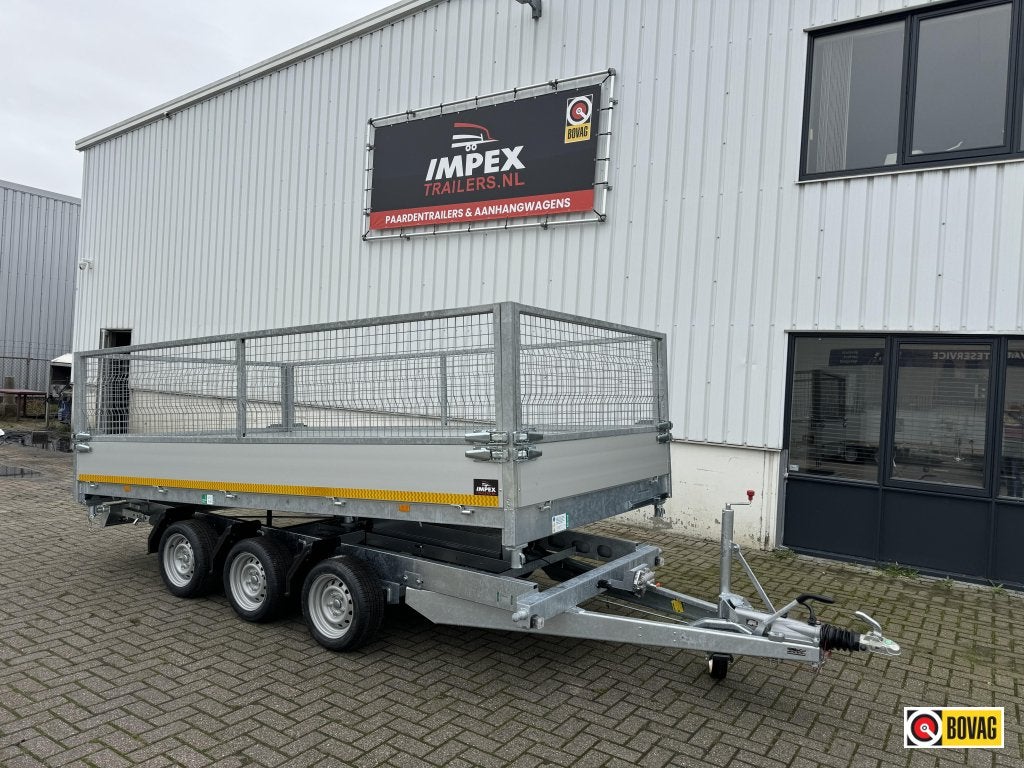 Bij Impex Eduard 3-asser kieper afm 406x200 cm oprijplaten, Auto diversen, Aanhangers en Bagagewagens, Nieuw