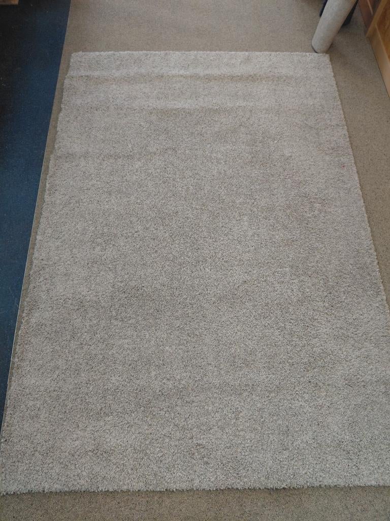 IKEA ALHEDE Vloerkleed - Grijs, 160x240 cm, Ophalen, 150 tot 200 cm, 200 cm of meer, Zo goed als nieuw