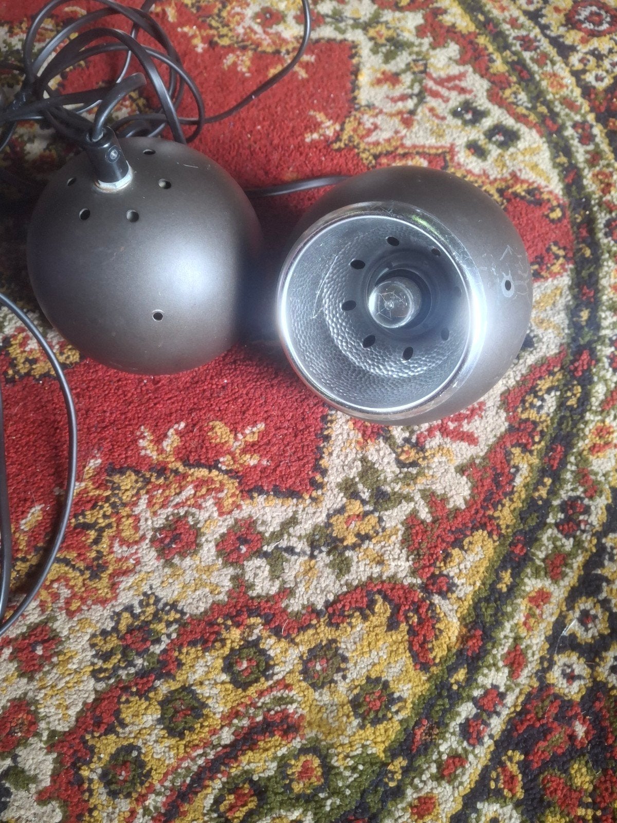 Vintage Frandsen Eyeball Lampen Retro Set, Ophalen of Verzenden