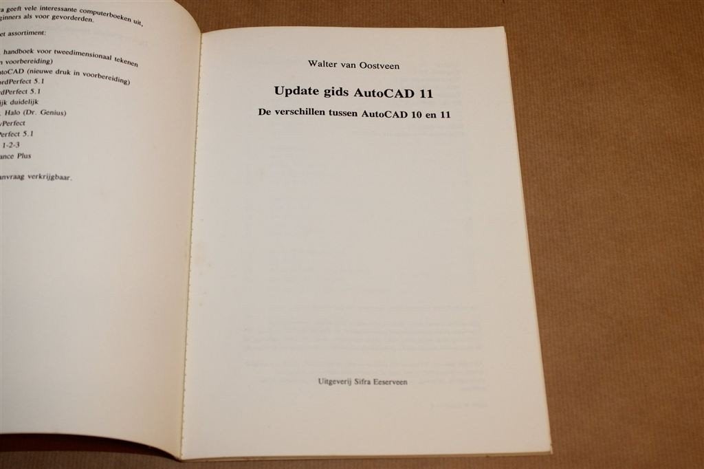 Update Gids AutoCAD 11 — Retro Software Handleiding 1991, Ophalen of Verzenden, Nieuw, Internet of Webdesign
