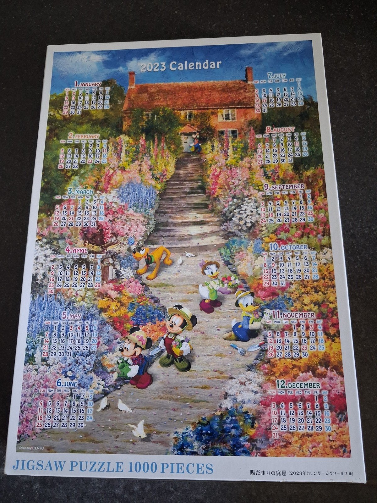 Tenyo Disney puzzel, Ophalen of Verzenden, 500 t/m 1500 stukjes, Zo goed als nieuw, Legpuzzel
