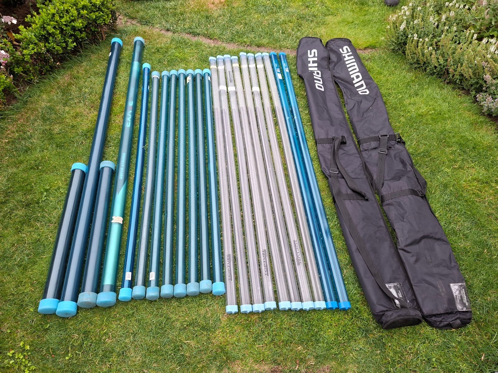 2 complete vaste hengel packs shimano Exage CX 13.00 meter, Ophalen, Nieuw, Vaste hengel