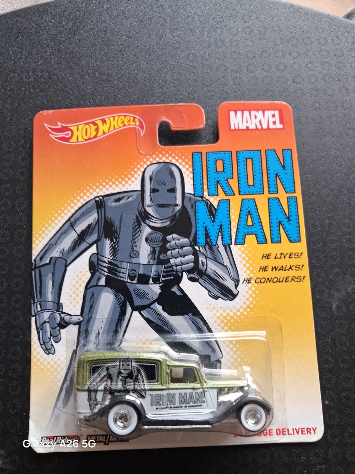 Hot Wheels Marvel Iron Man Auto - Nieuw in verpakking, Ophalen of Verzenden, Nieuw