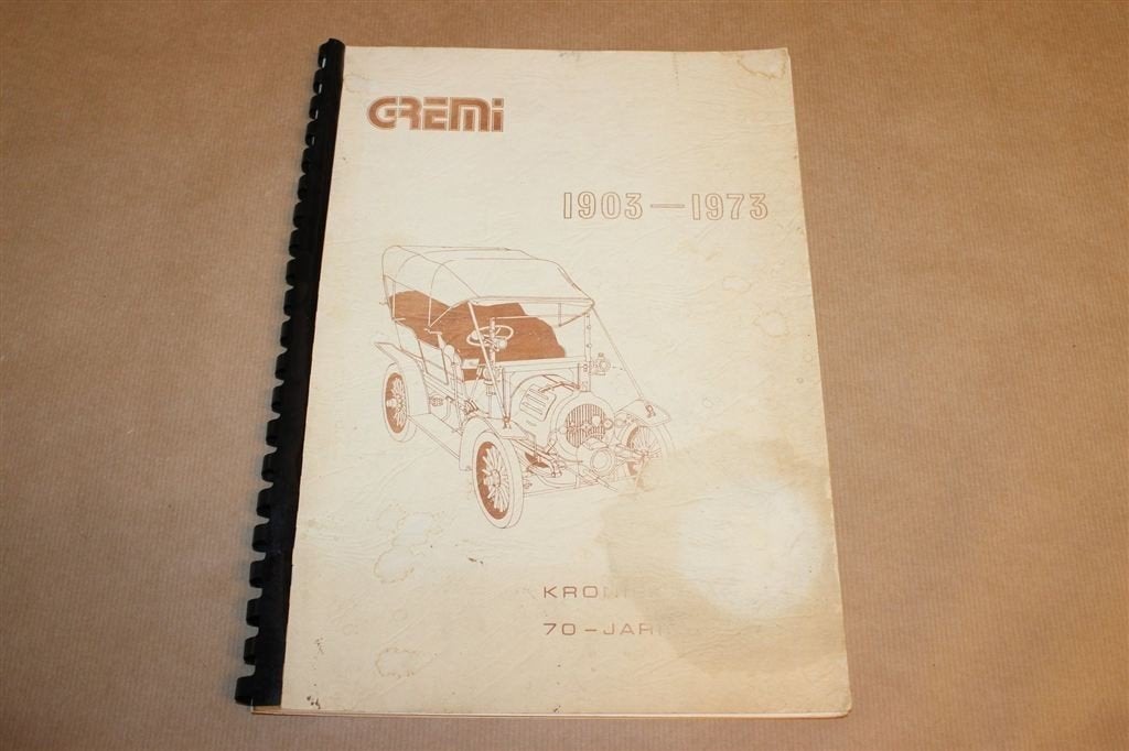 Gremi 1903-1973 — Groninger Auto- en Motorbedrijf, Historie, Ophalen of Verzenden, Gelezen, Algemeen