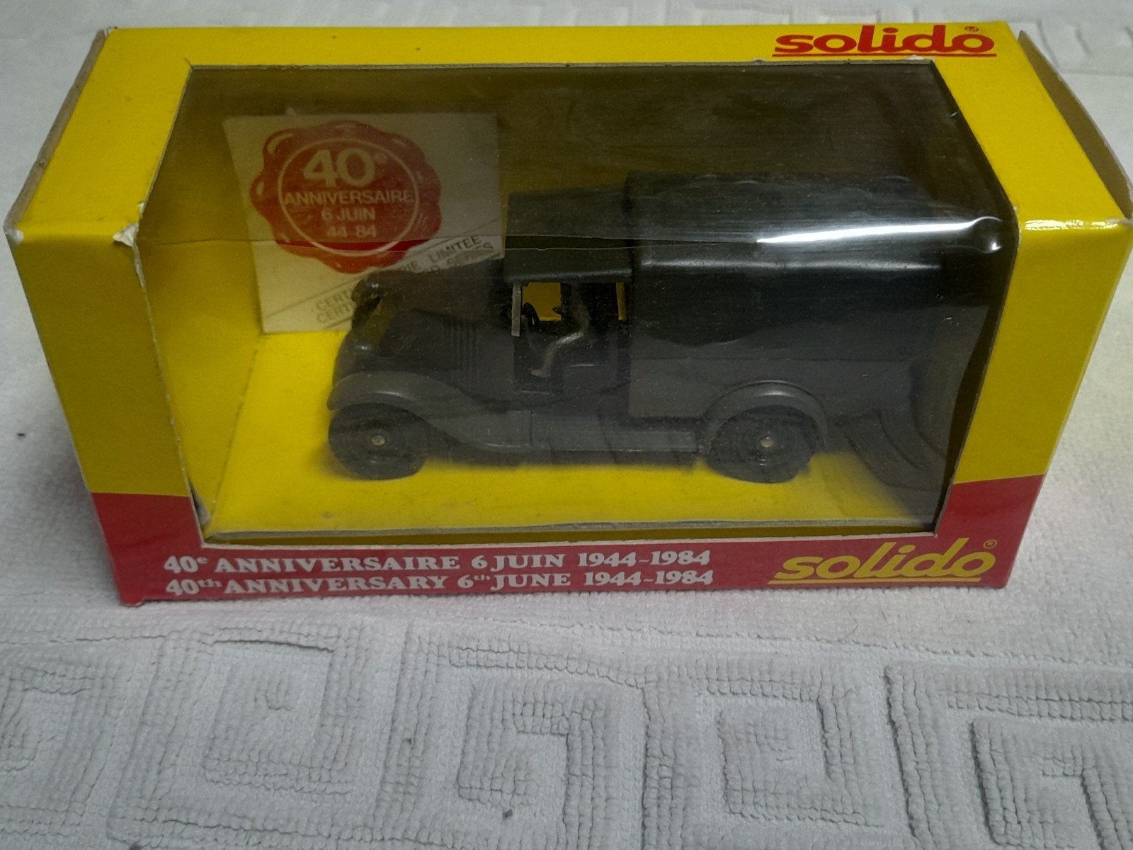 Solido Renault AHN Truck 40e Anniversaire Limited Series, Ophalen of Verzenden, Zo goed als nieuw, Overige merken