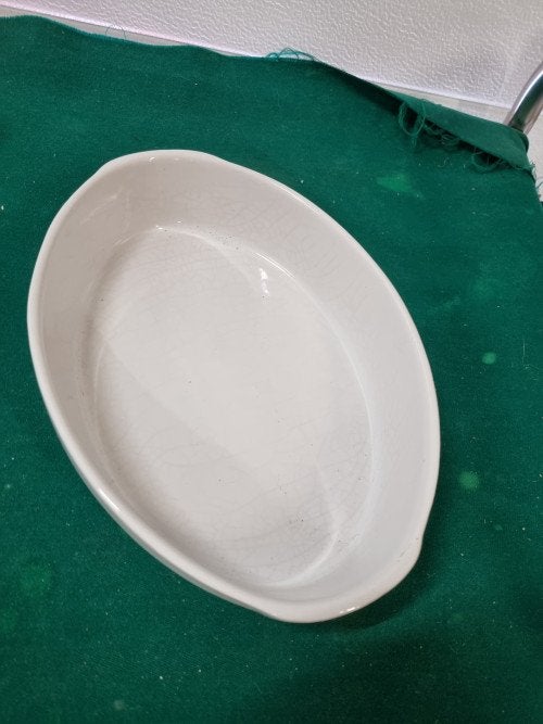 Ovenschaal ovaal wit, Ophalen of Verzenden, 'T Olde Gre-j, Info@toldegrej.nl, Endepoelstraat 20f Didam