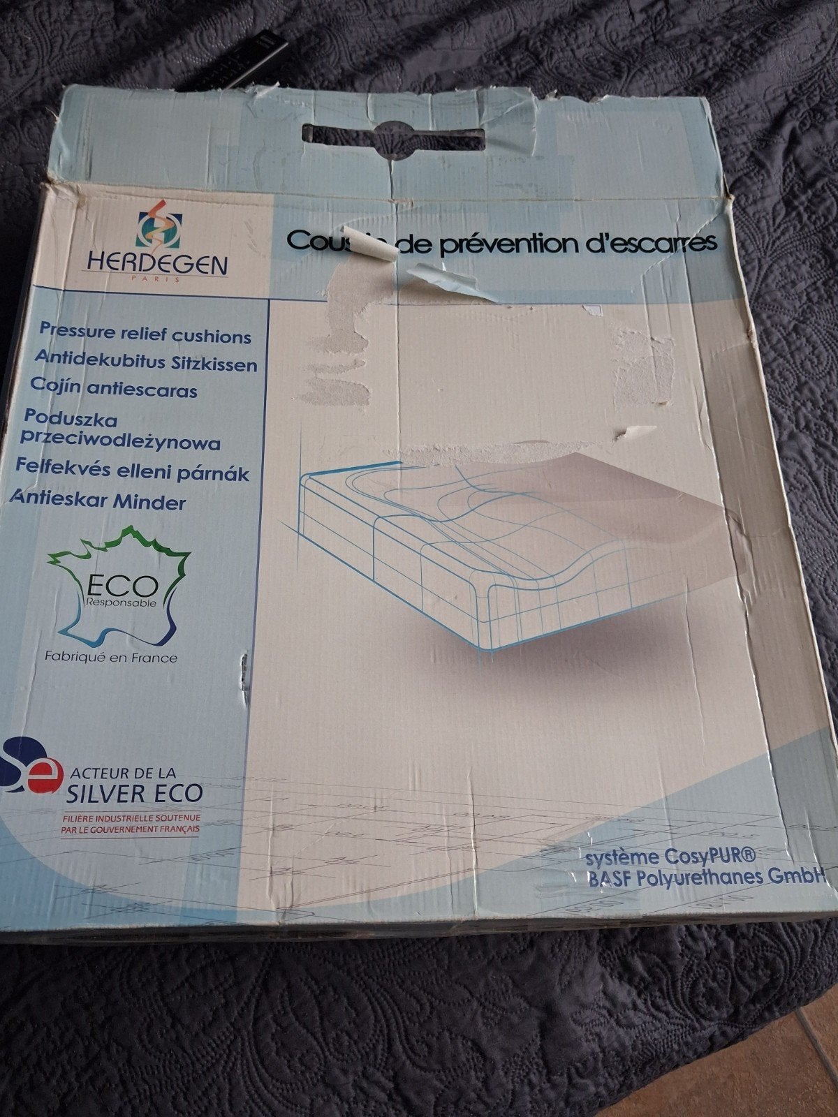 Herdegen Anti-decubitus zitkussen gel air 2D, Diversen, Ophalen of Verzenden, Gebruikt