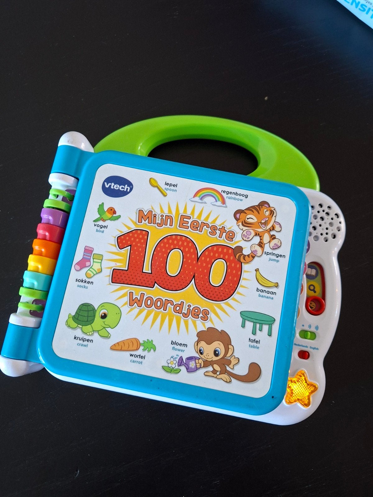 VTech Mijn Eerste 100 Woordjes - Interactief Babyboek, Ophalen, Gebruikt, Overige typen, Met licht