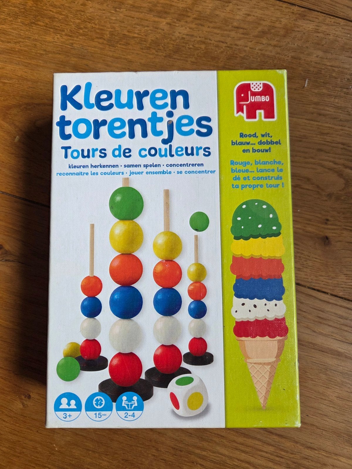 Jumbo Kleuren Torentjes - Educatief Spel voor Kinderen, Ophalen, Gebruikt, Ontdekken