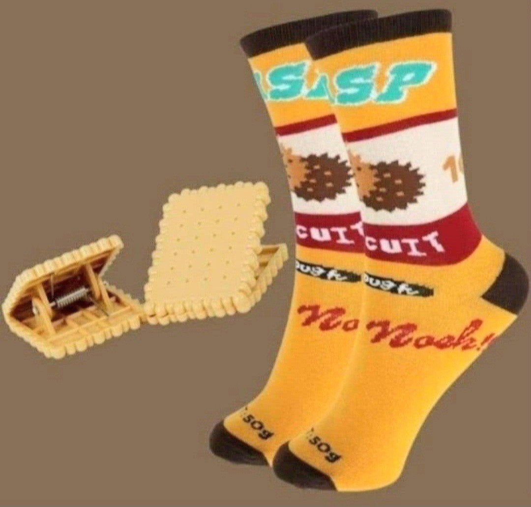 BISCUIT SOKKEN  + 2 BAG CLIPS BISCUIT, Kleding | Heren, Sokken en Kousen, Ophalen of Verzenden, Nieuw, Overige kleuren