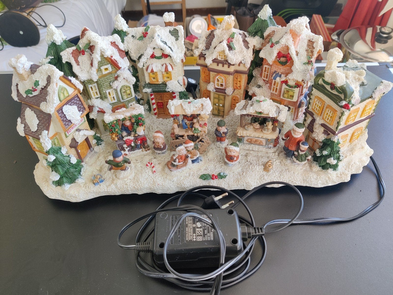 winter/kerst huisjes., Ophalen