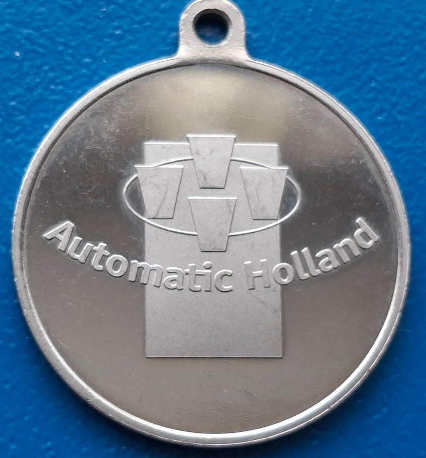 Penning, sleutelhanger Automatic Holland Dordrecht, Verzenden, Overige materialen, Nederland