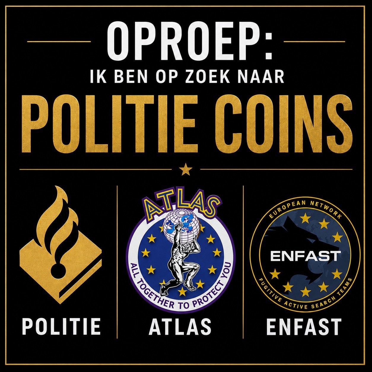Gezocht: coins, Ophalen of Verzenden, Overige soorten, Nederland, Embleem of Badge