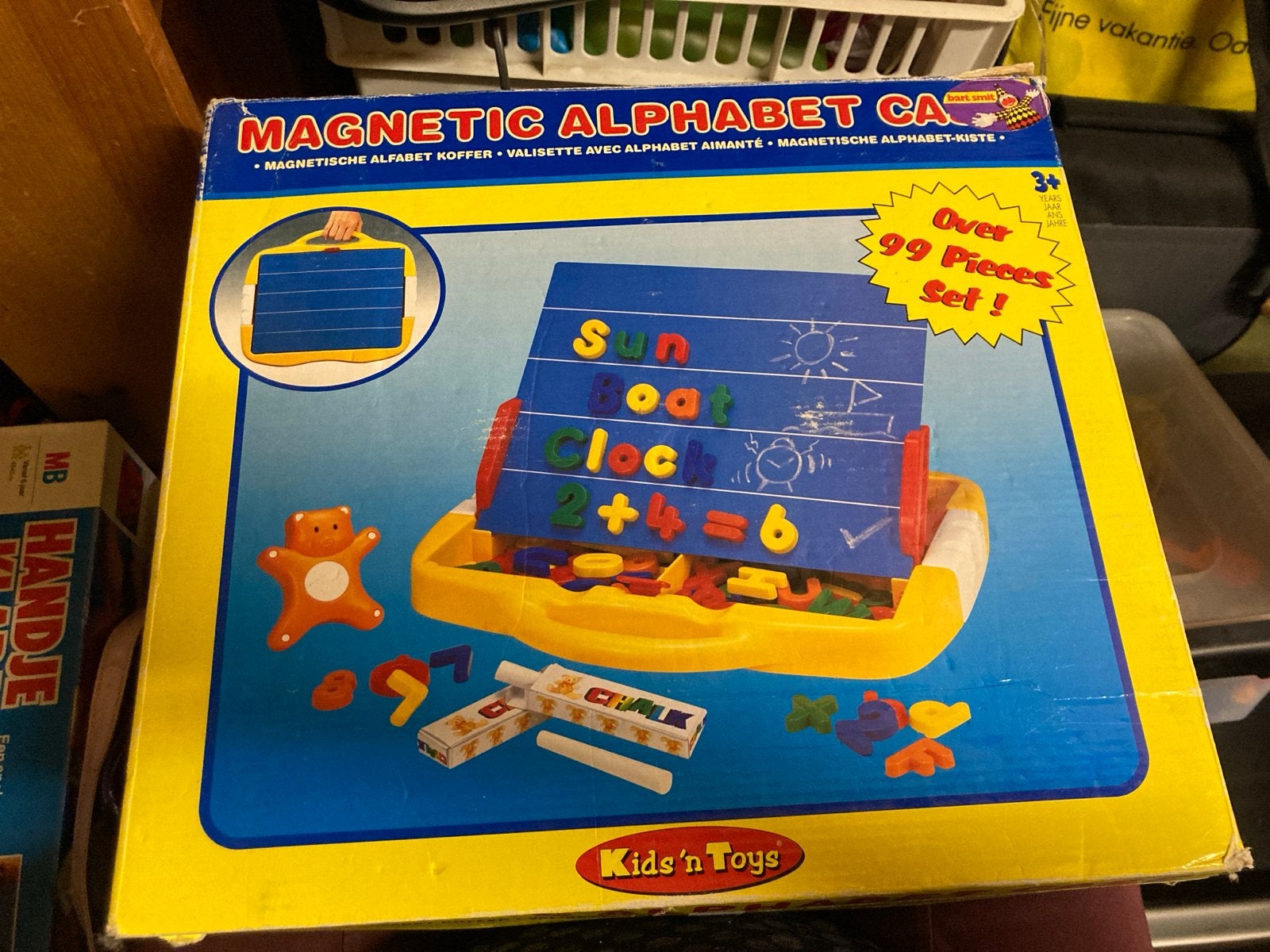 Kids 'n Toys Magnetisch Alfabet Koffer - Meer dan 99 stuks, Kinderen en Baby's, Speelgoed | Educatief en Creatief, Ophalen of Verzenden