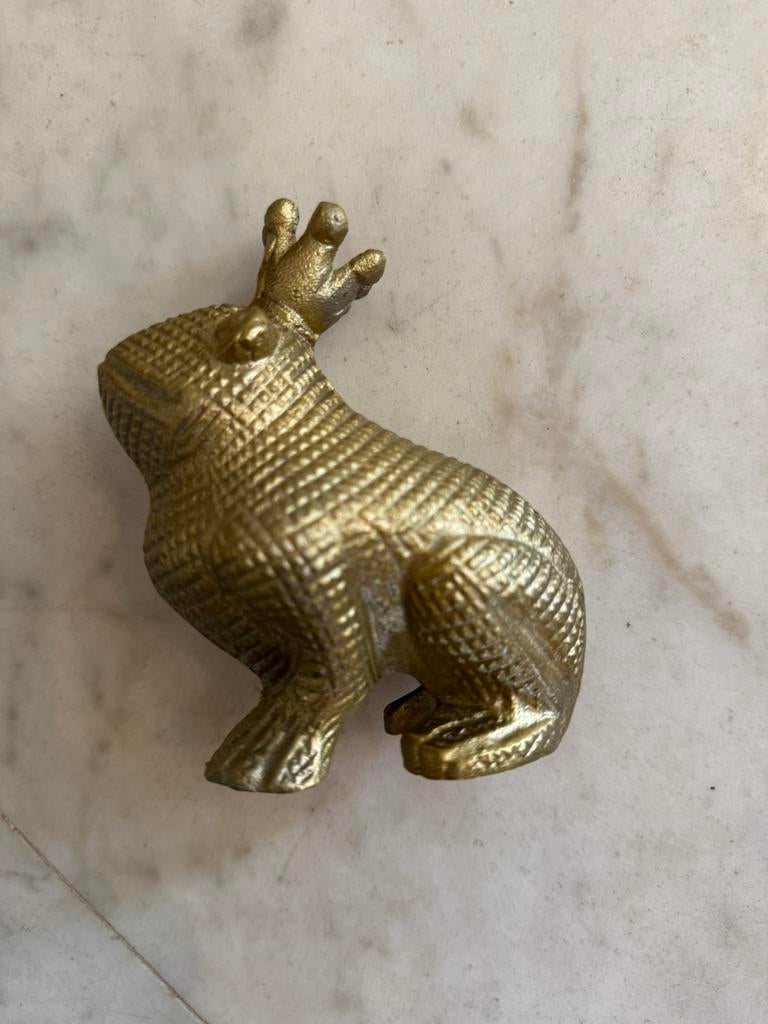 Kikker koning goud, Ophalen of Verzenden, Zo goed als nieuw, Dier
