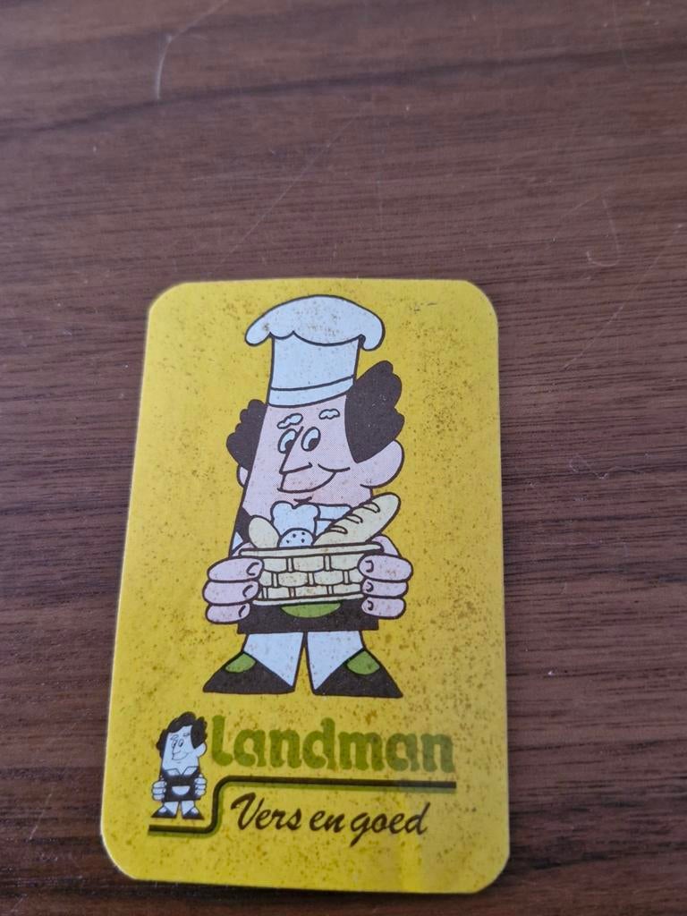 6821 Sticker Landman Vers en goed bakker, Ophalen of Verzenden