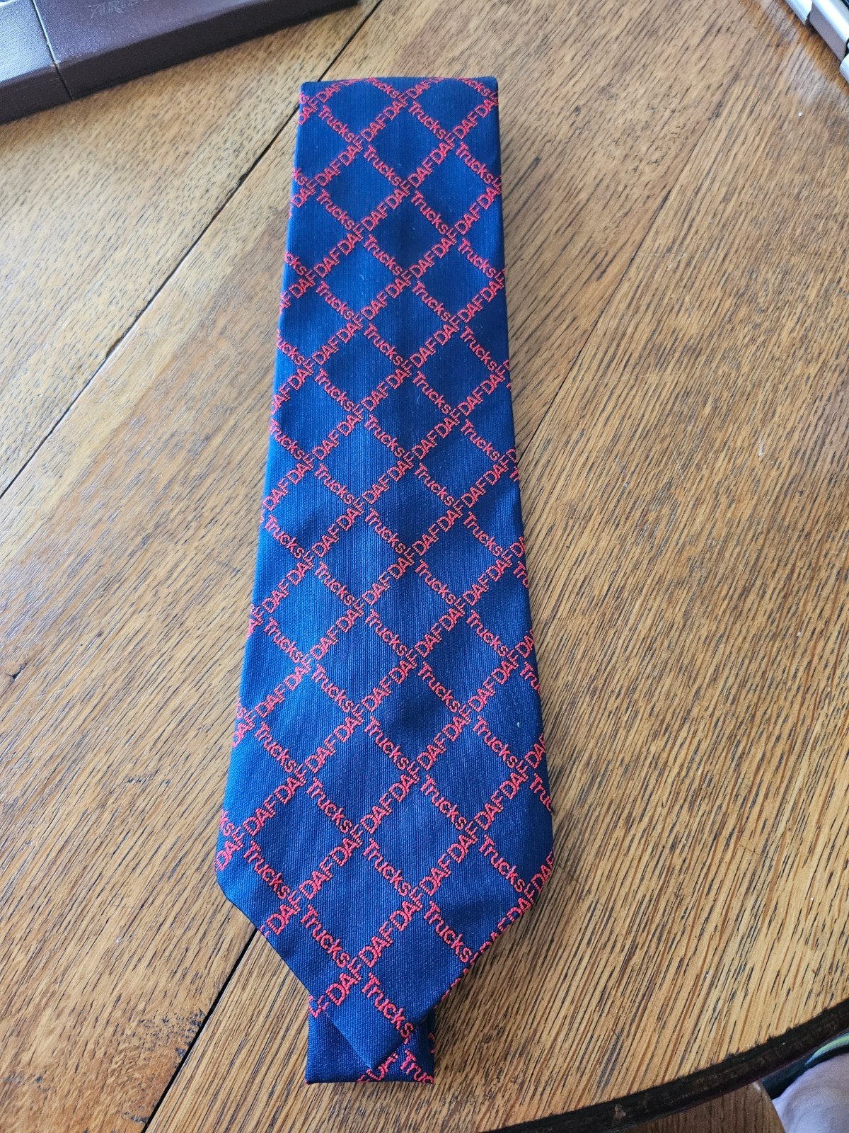 Zeldzame DAF stropdas jaren 70 - Tootal - Perfecte conditie, Blauw, Tootal, Ophalen of Verzenden, Zo goed als nieuw