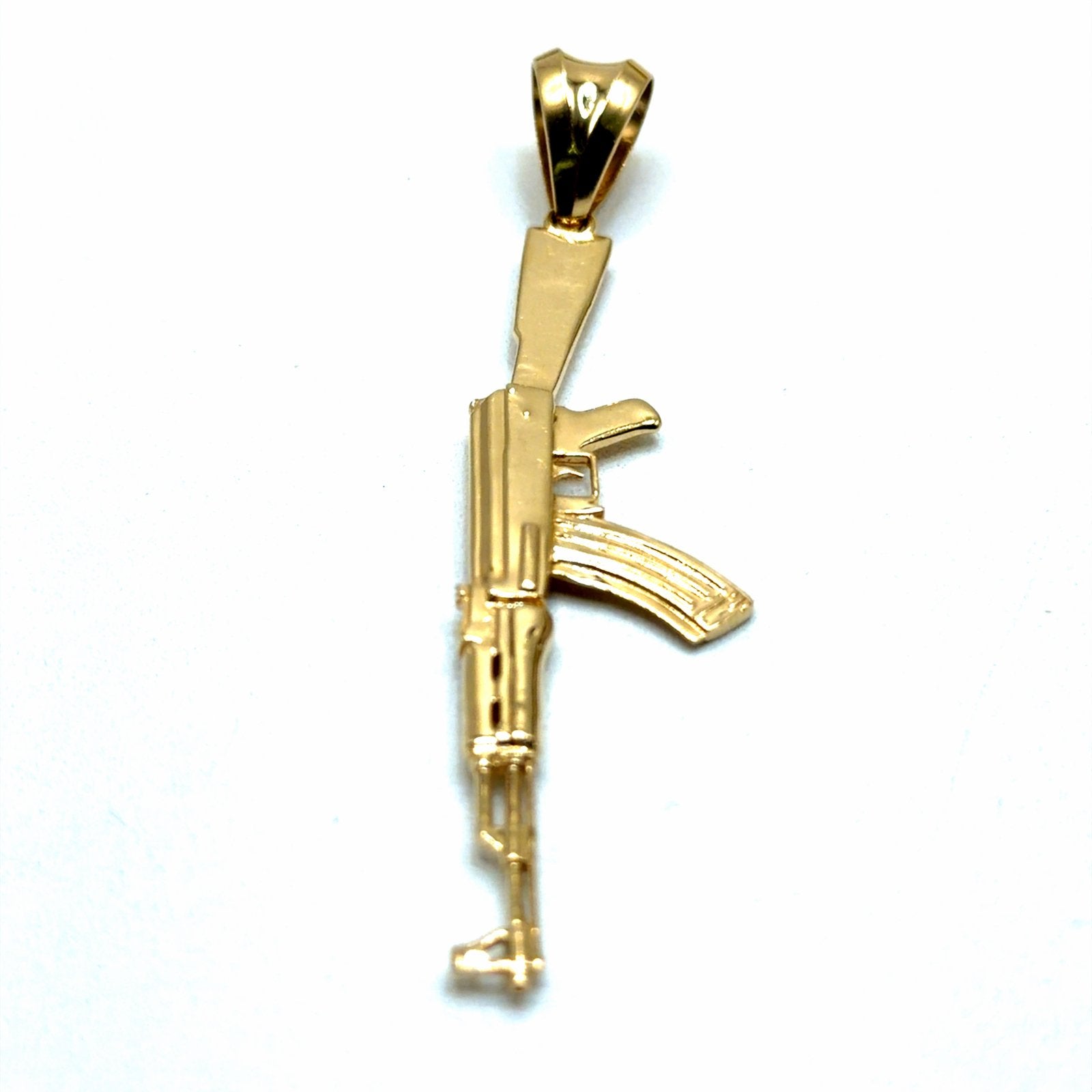 Gouden AK-47 Hanger - Uniek Design, Sieraden, Tassen en Uiterlijk, Overige voorstellingen, W, Nieuw, Ophalen of Verzenden