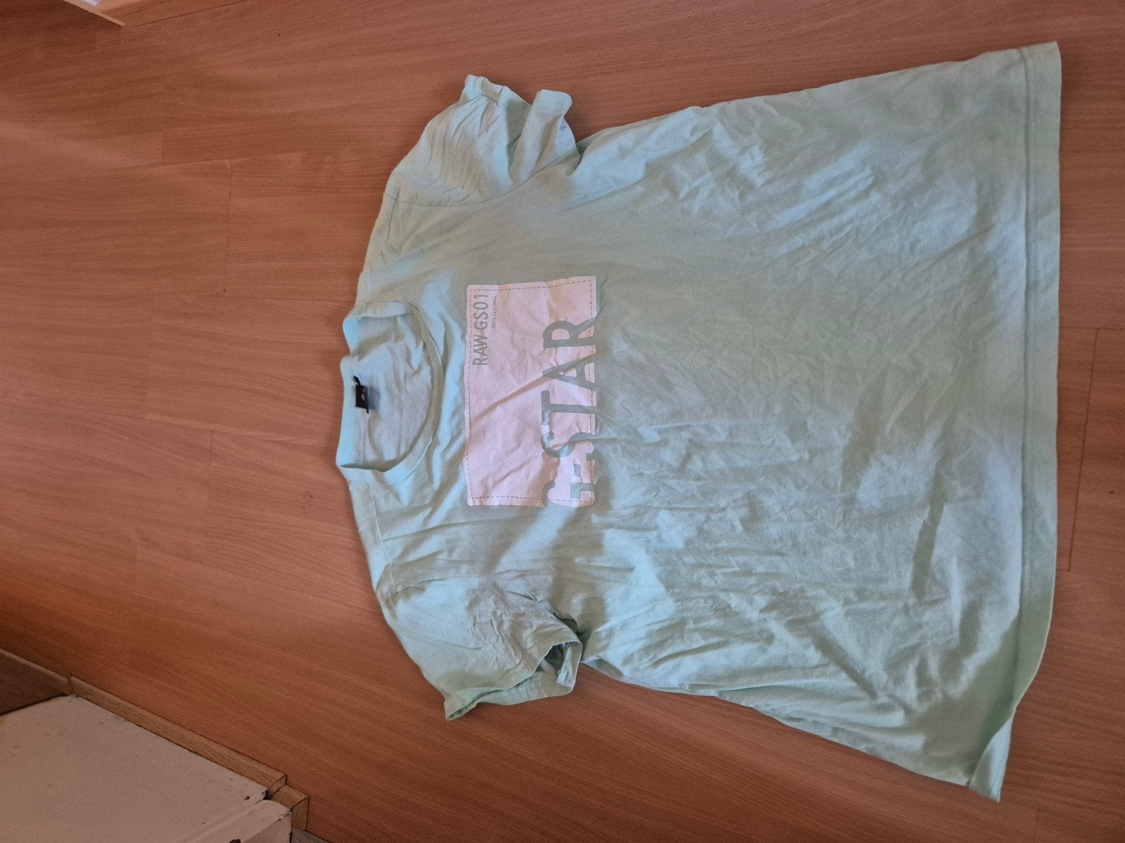 G-Star Raw T-shirt XXL - Lichtblauw met print, Kleding | Heren, T-shirts, G-Star Raw, Blauw, Overige maten, Ophalen of Verzenden