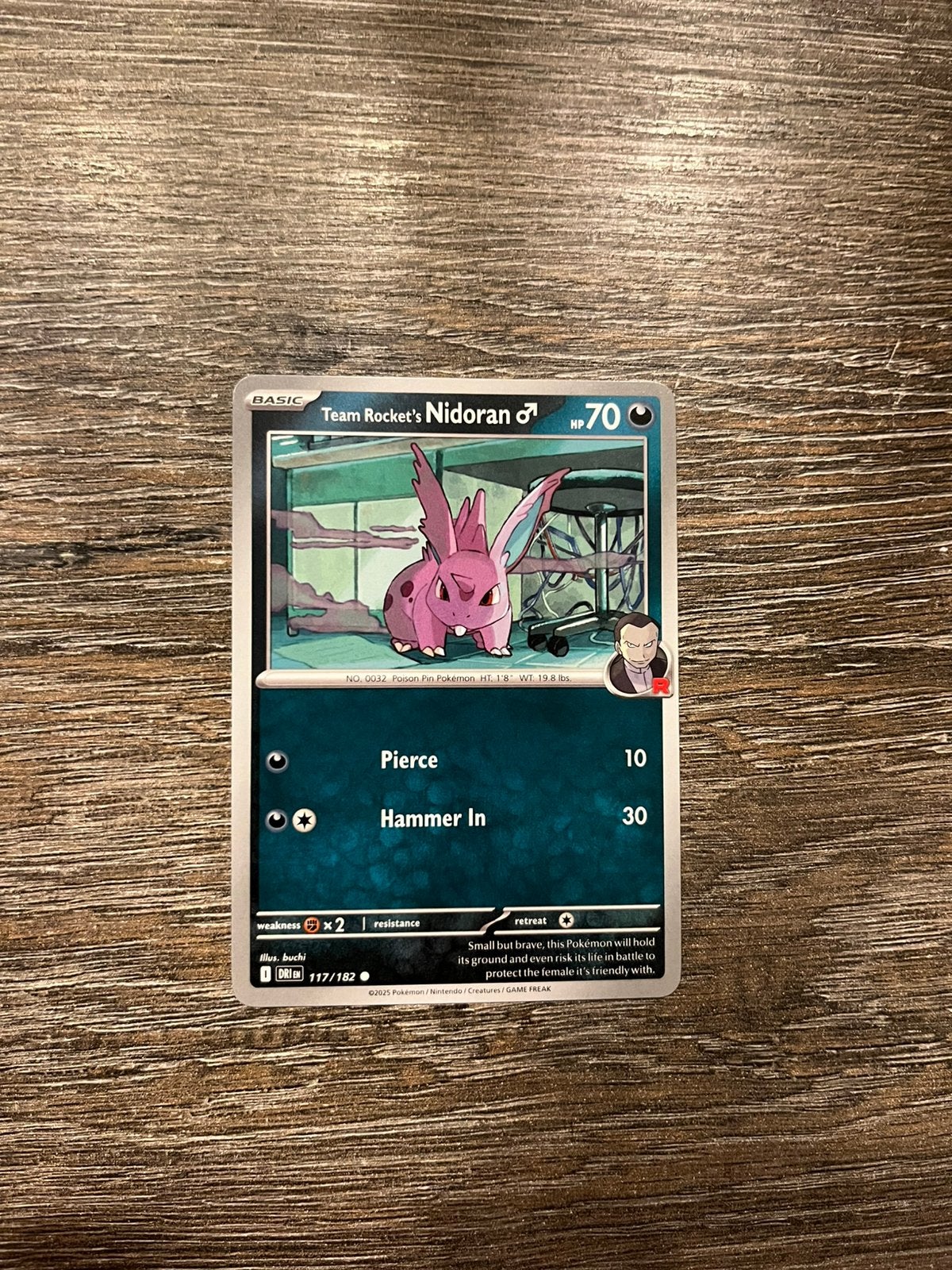 Team Rocket’s Nidoran DRI 117/182, Ophalen of Verzenden, Zo goed als nieuw