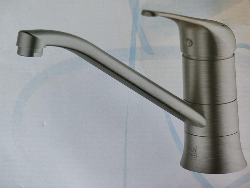 Nieuwe Keukenkraan - Aqua Vive - RVS Look, Ophalen of Verzenden, Nieuw, Rvs, Kraan