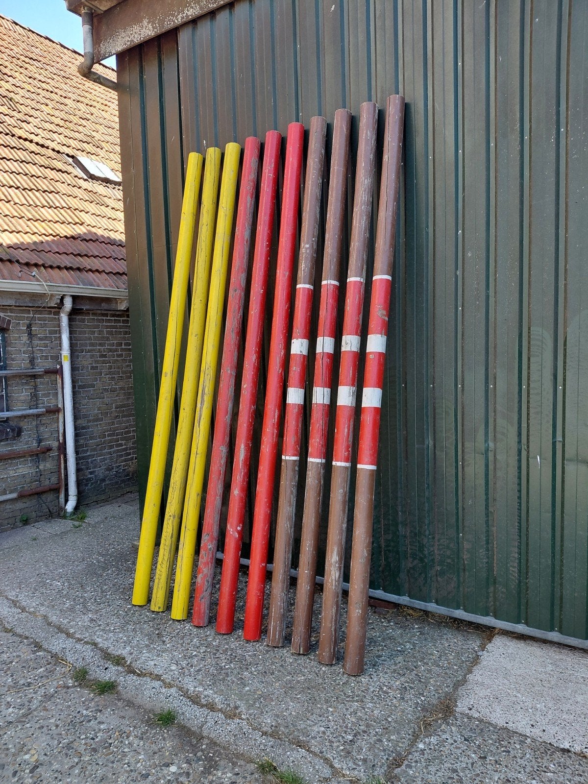10 zeer nette hindernis balken, Dieren en Toebehoren, Ophalen, Springen