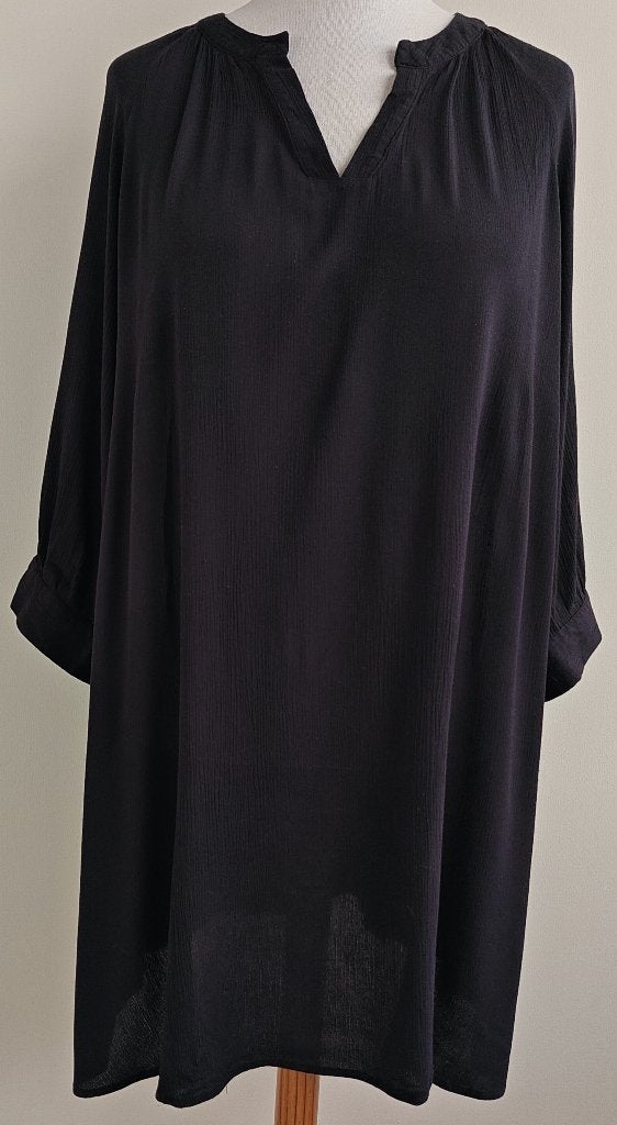 Zizzi zwart tuniek/jurk mt. 50/52 (L), Zizzi, Zwart, Maat 46/48 (XL) of groter, Ophalen of Verzenden