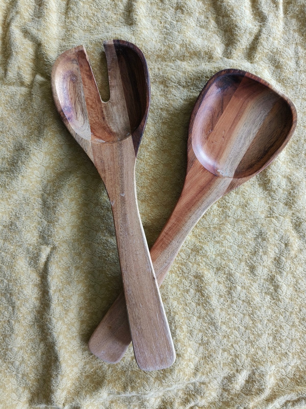 Villeroy & Boch houten slacouvert, Huis en Inrichting, Overige typen, Hout, Ophalen of Verzenden, Zo goed als nieuw
