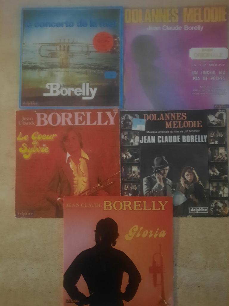 5x vinyl singels van Jean Claude Borelly, Ophalen of Verzenden, Zo goed als nieuw, Overige formaten