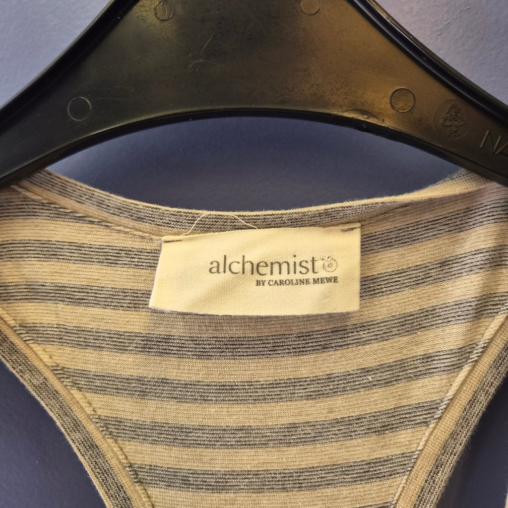 Alchemist (by Caroline Mewe) lange zomer jurk grijs XS 51376, Alchemist, ., Ophalen of Verzenden, Zo goed als nieuw