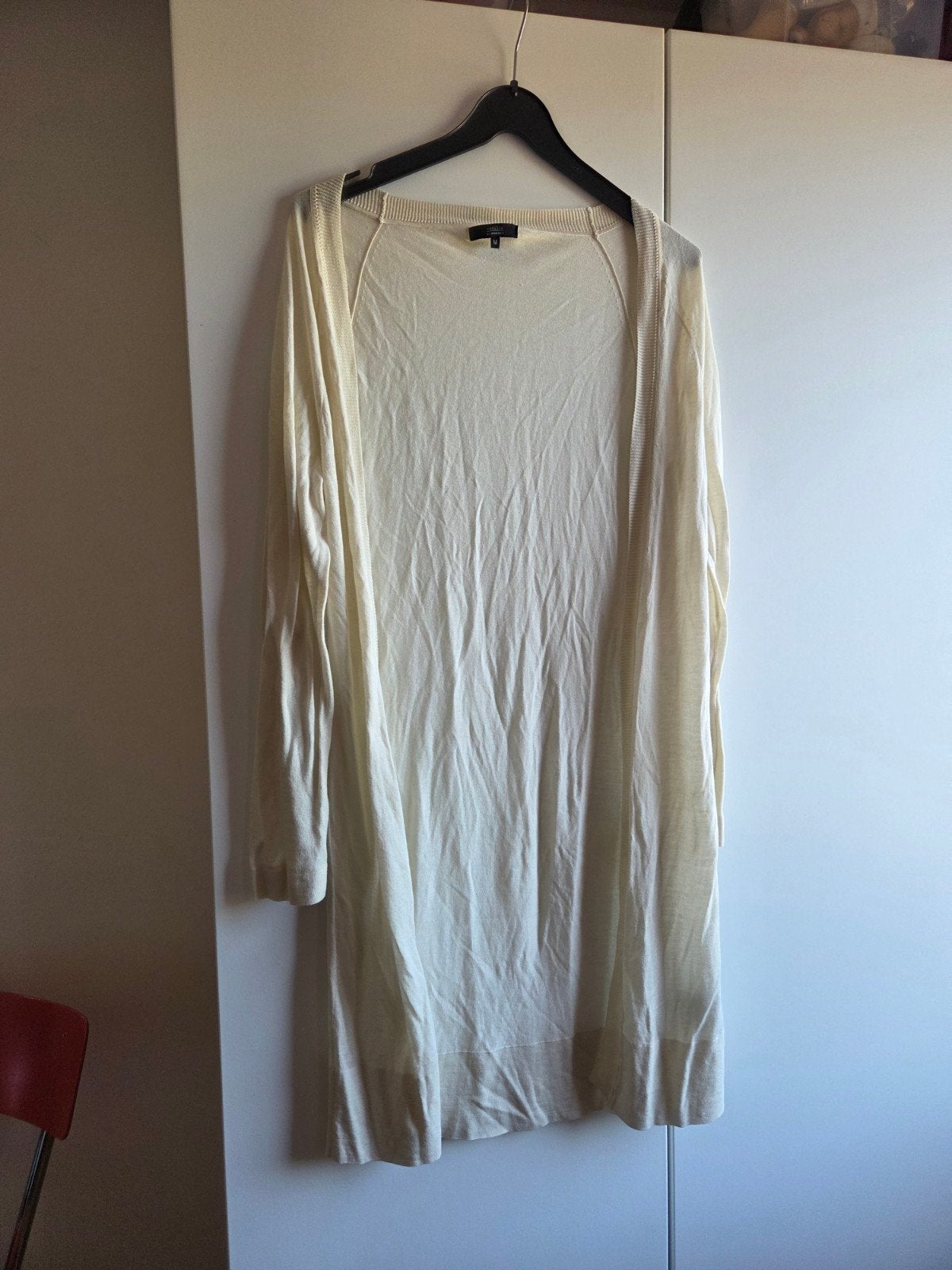 Lange dunne Vanillia vest - Maat M, Maat 38/40 (M), Beige, Ophalen of Verzenden, Zo goed als nieuw
