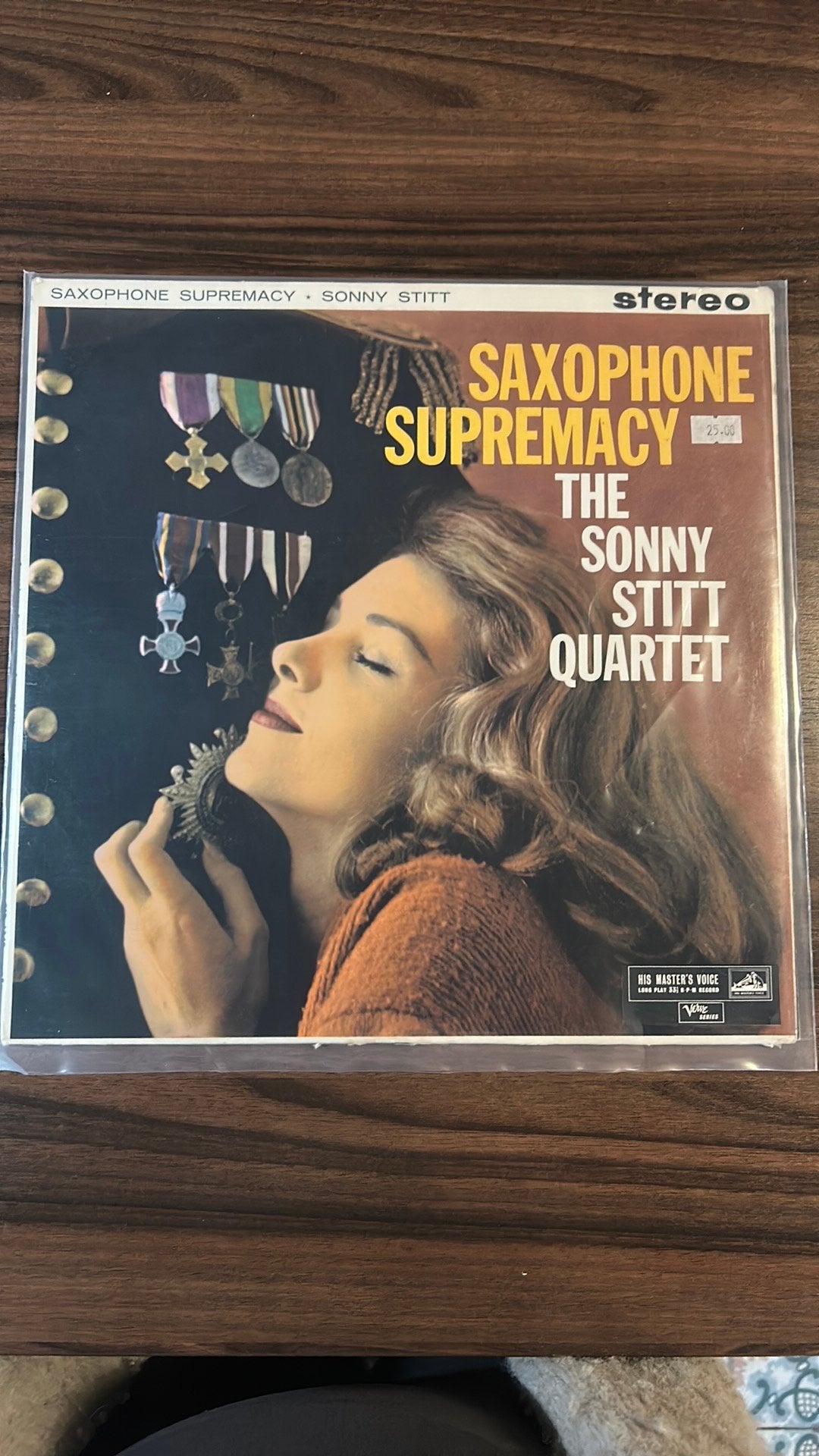 Sonny Stitt Quartet - Saxophone Supremacy LP (Jazz), 1960 tot 1980, Gebruikt, Originele persing, Ophalen of Verzenden