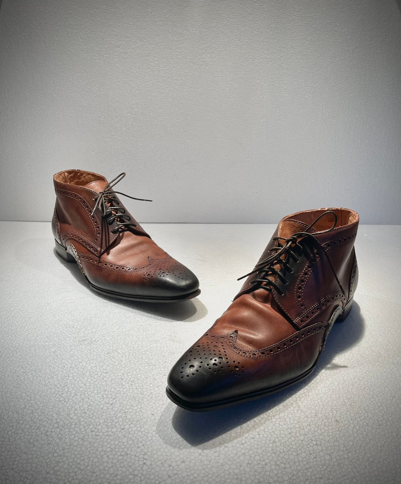 Giorgio design luxe schoenen met mooie details 45, Bruin, Ophalen of Verzenden, Zo goed als nieuw, Veterschoenen