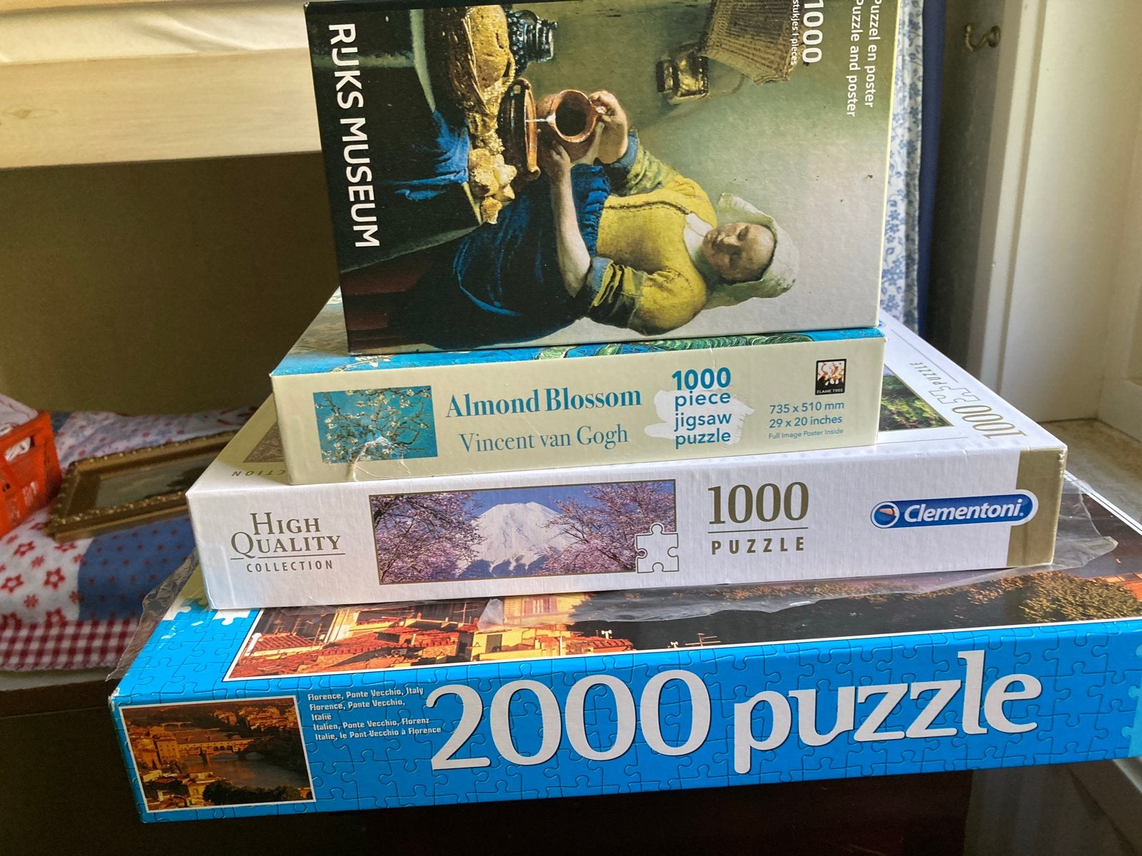 Diverse legpuzzels: Rijksmuseum, Van Gogh, Clementoni, Jumbo, Ophalen, Meer dan 1500 stukjes, Nieuw, Legpuzzel