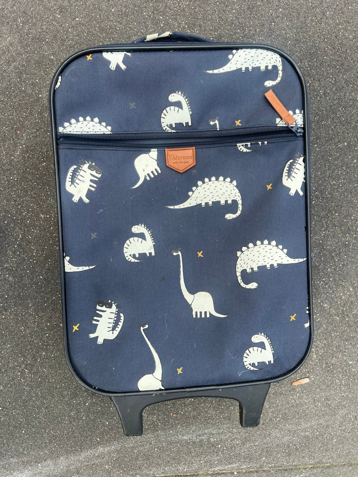Kidszroom kinderkoffer/trolley met dino’s, Overige materialen, Gebruikt, 50 tot 60 cm, Ophalen of Verzenden