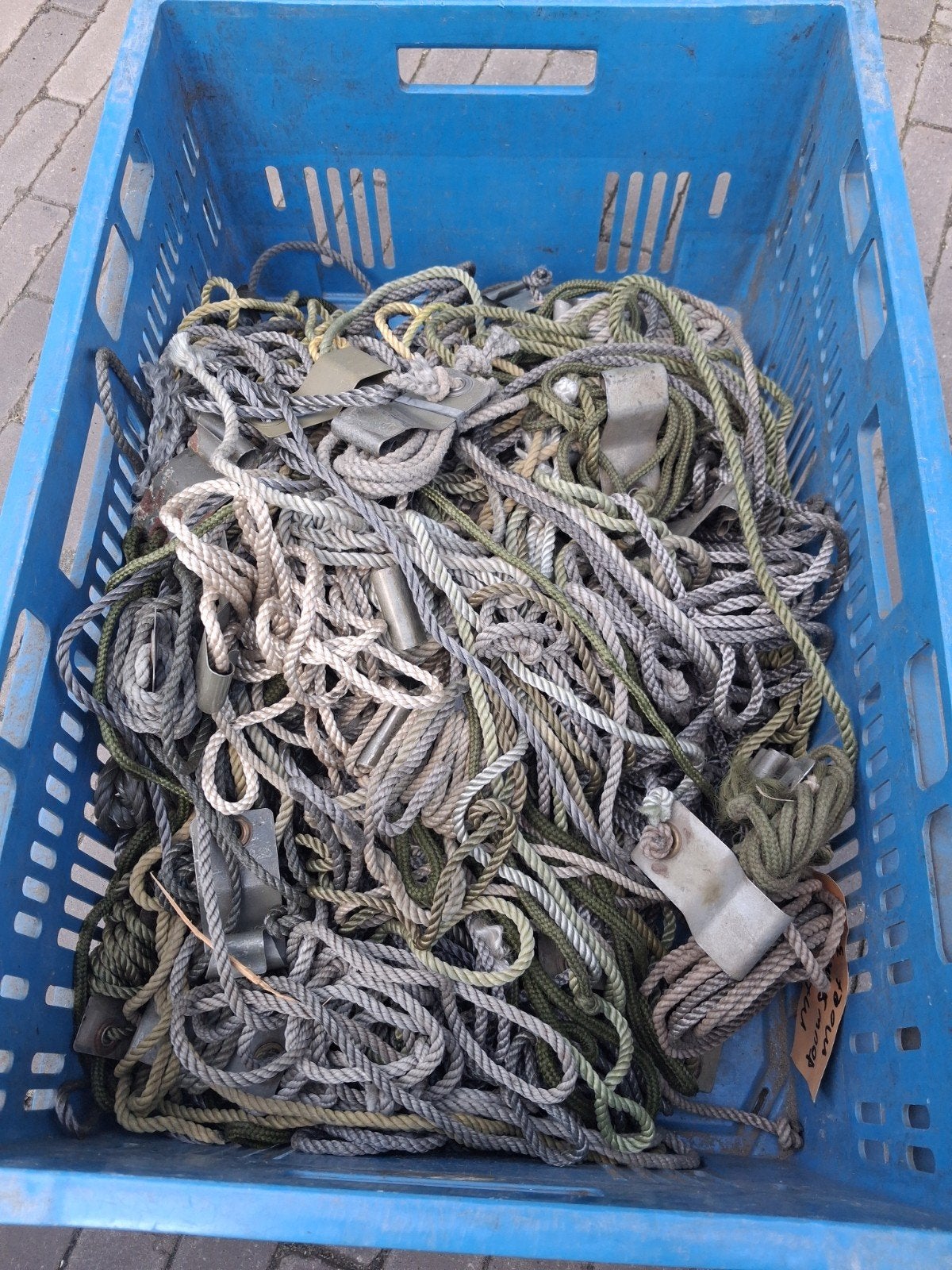 Antenne Tie Down rope Willys MB M38A1 Nekaf Daf 126 328, ., Ophalen of Verzenden, ., Nederland