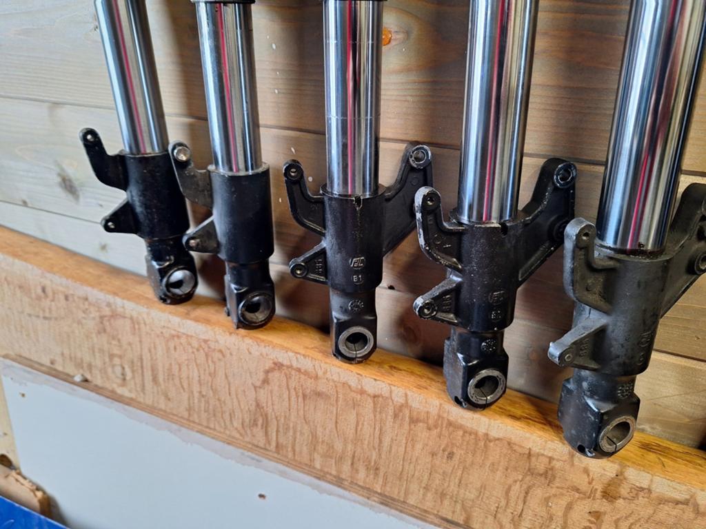 Voorvork poten Aprilia RS 125 1999-2005, Motoren, Ophalen of Verzenden, Gebruikt