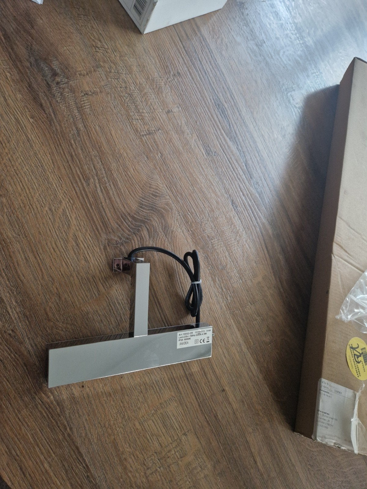 Verchroomde LED lamp 220V - 4,5W, Ophalen, Nieuw