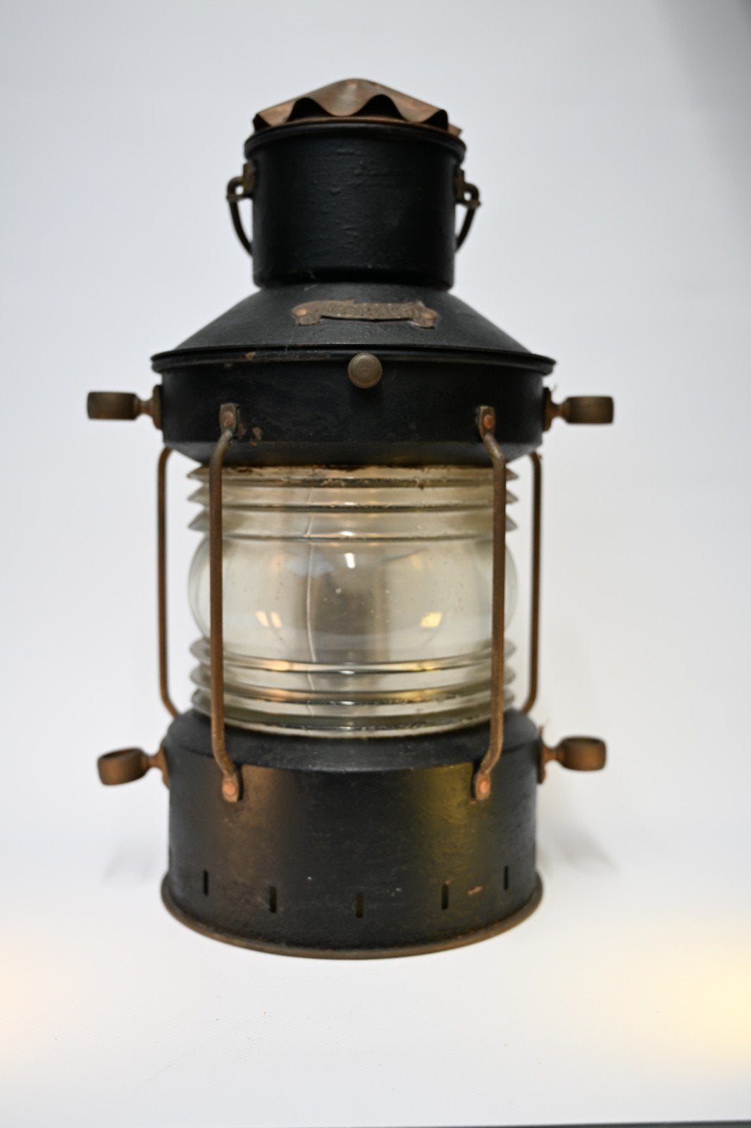 Antieke Ankerlicht Scheepslamp - Vintage Maritieme Decoratie, Ophalen of Verzenden