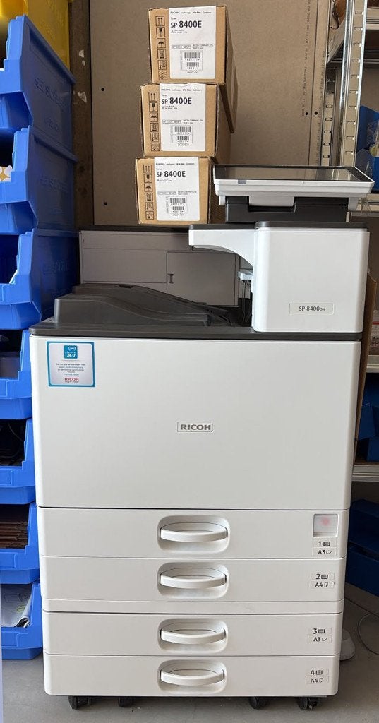 Ricoh SP 8400E A3 zakelijke laserprinter – lage tellerstand, Computers en Software, Printers, Zo goed als nieuw, Printer, Laserprinter