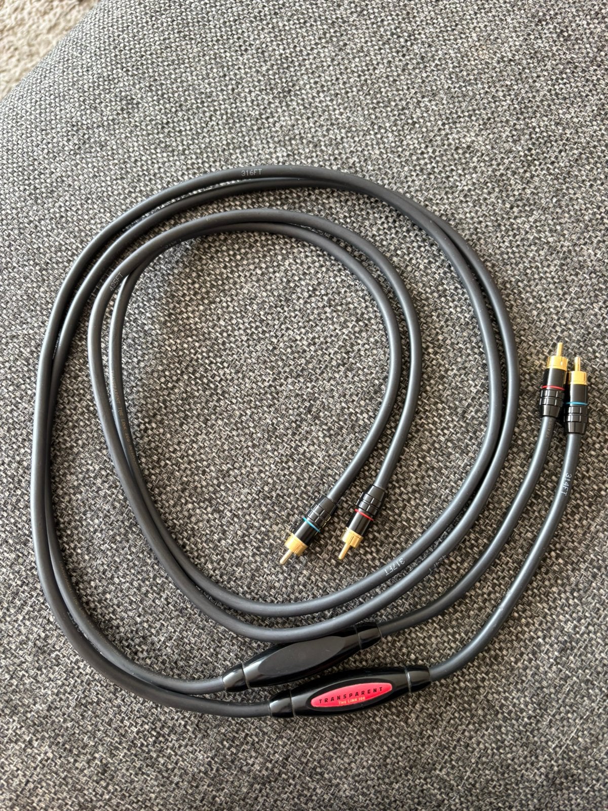 Transparent The Link 200 (1,5 meter), Ophalen of Verzenden, Zo goed als nieuw, Minder dan 2 meter, Interlink-kabel