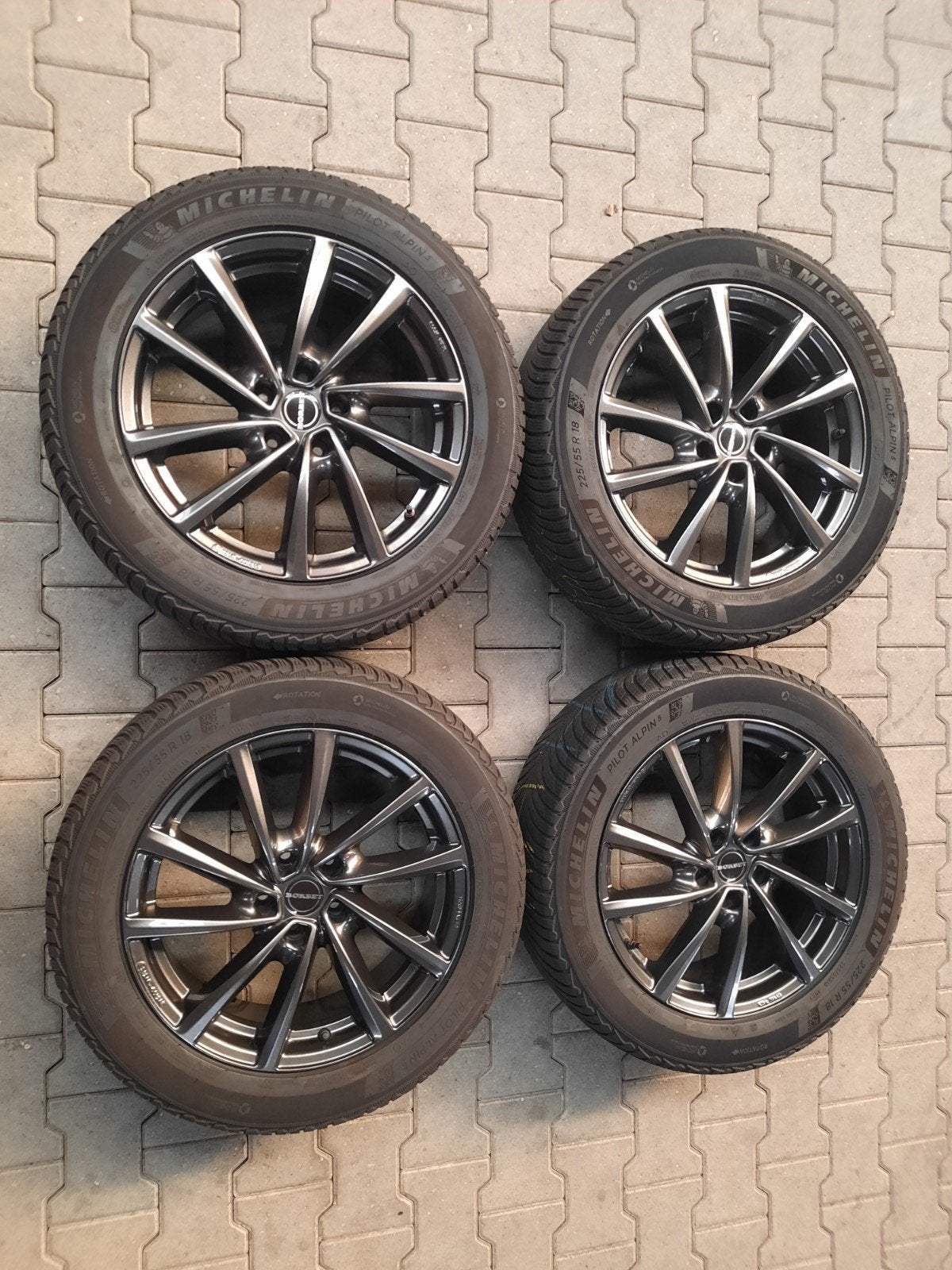 18 inch velgen BORBET MITSUBISHI OUTLANDER ASX ECLIPSE CROSS, Auto-onderdelen, 18 inch, Gebruikt, Banden en Velgen, Personenwagen
