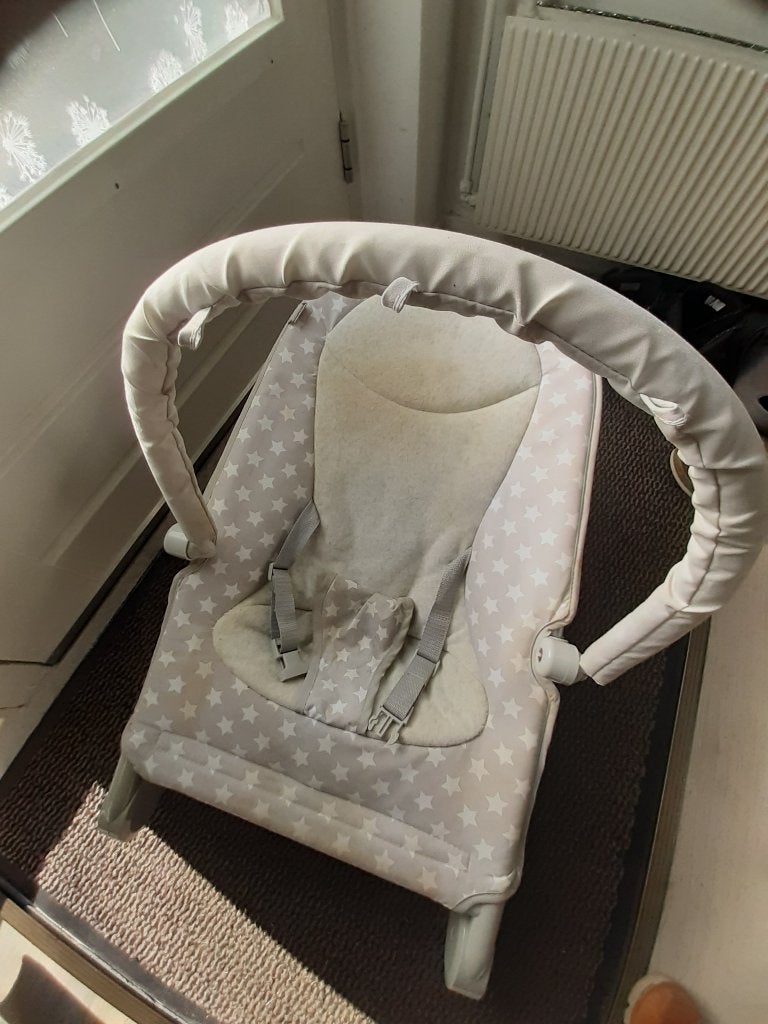 Gratis baby wipstoel van prenatal, Gebruikt, Wipstoel, Prenatal, Met gordel(s) of riempje(s)