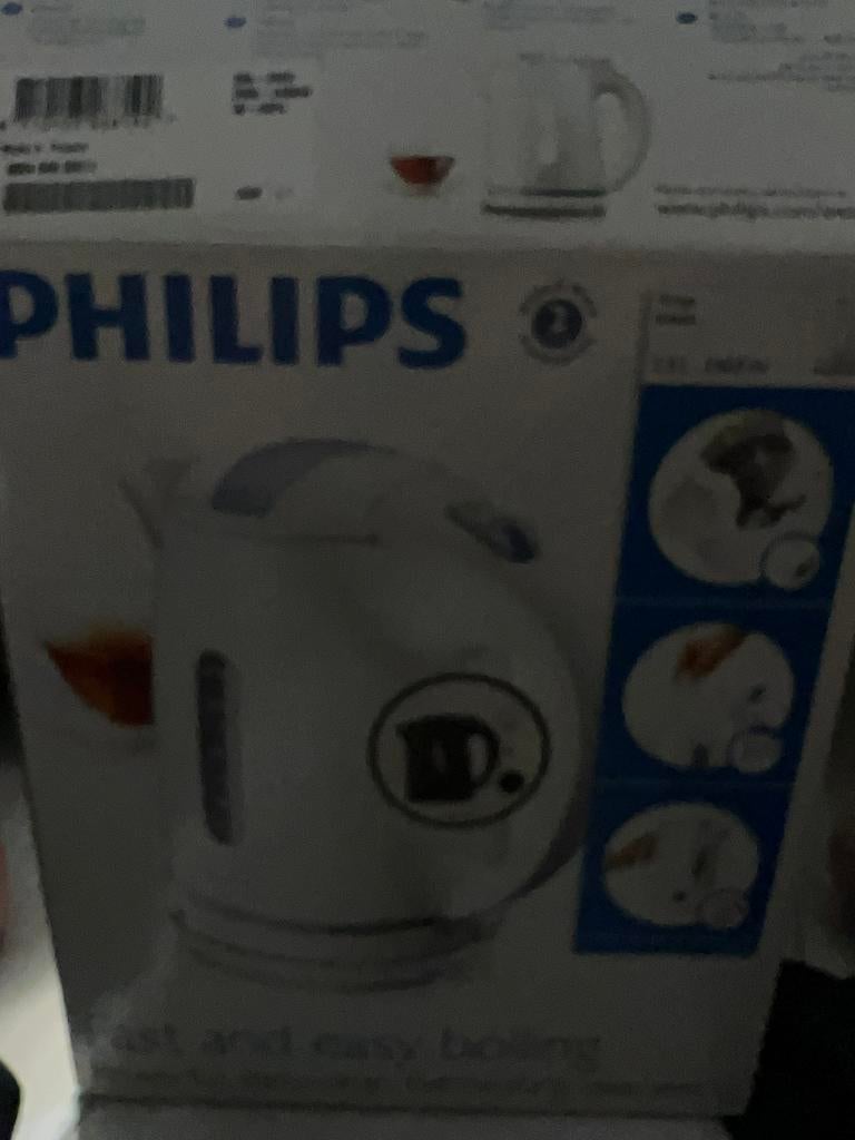 Nieuw Waterkoker philips, 1 tot 2 liter, Ophalen of Verzenden, Nieuw