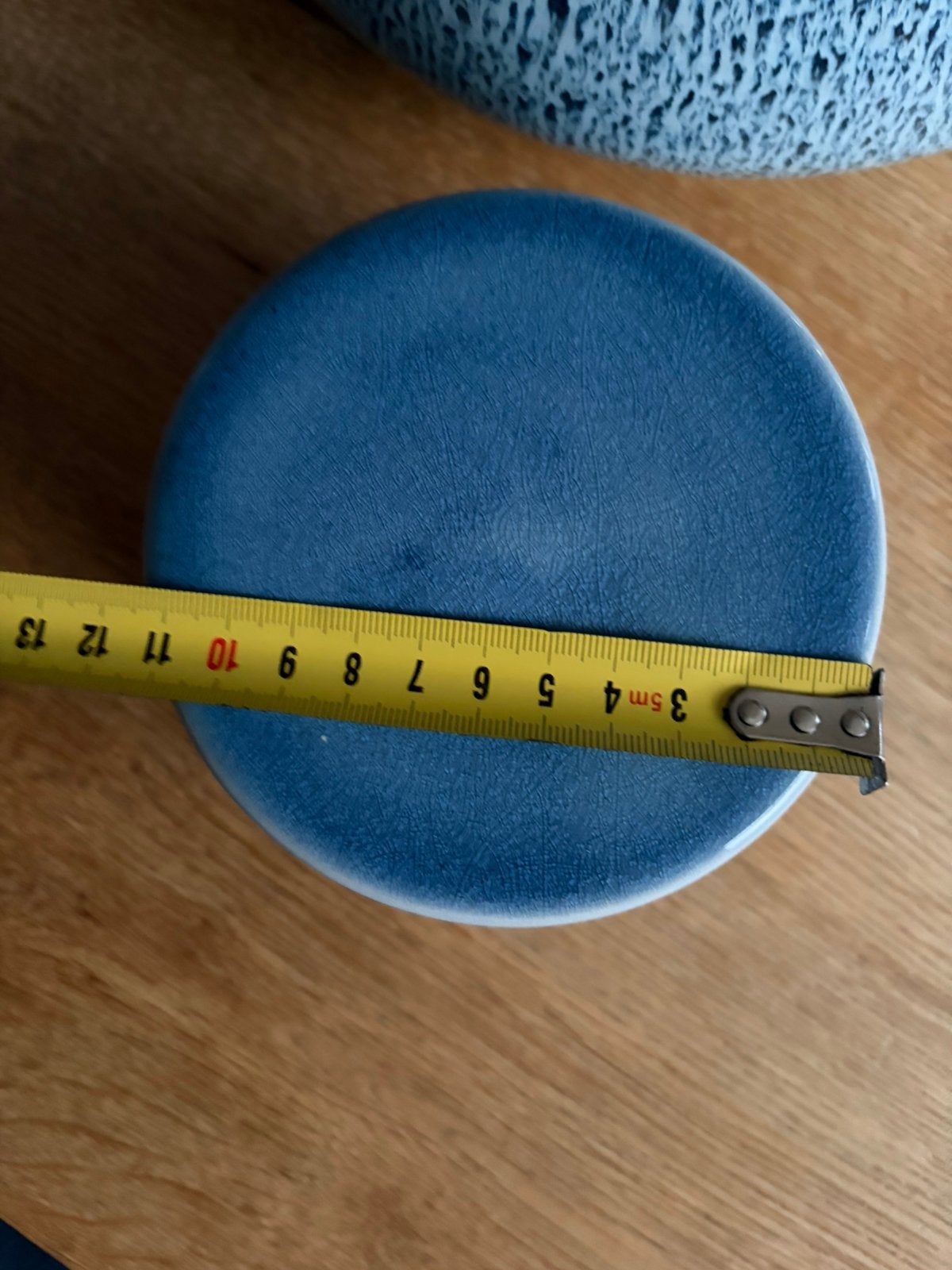 Bolia potje blauw met deksel, Ophalen of Verzenden, Zo goed als nieuw